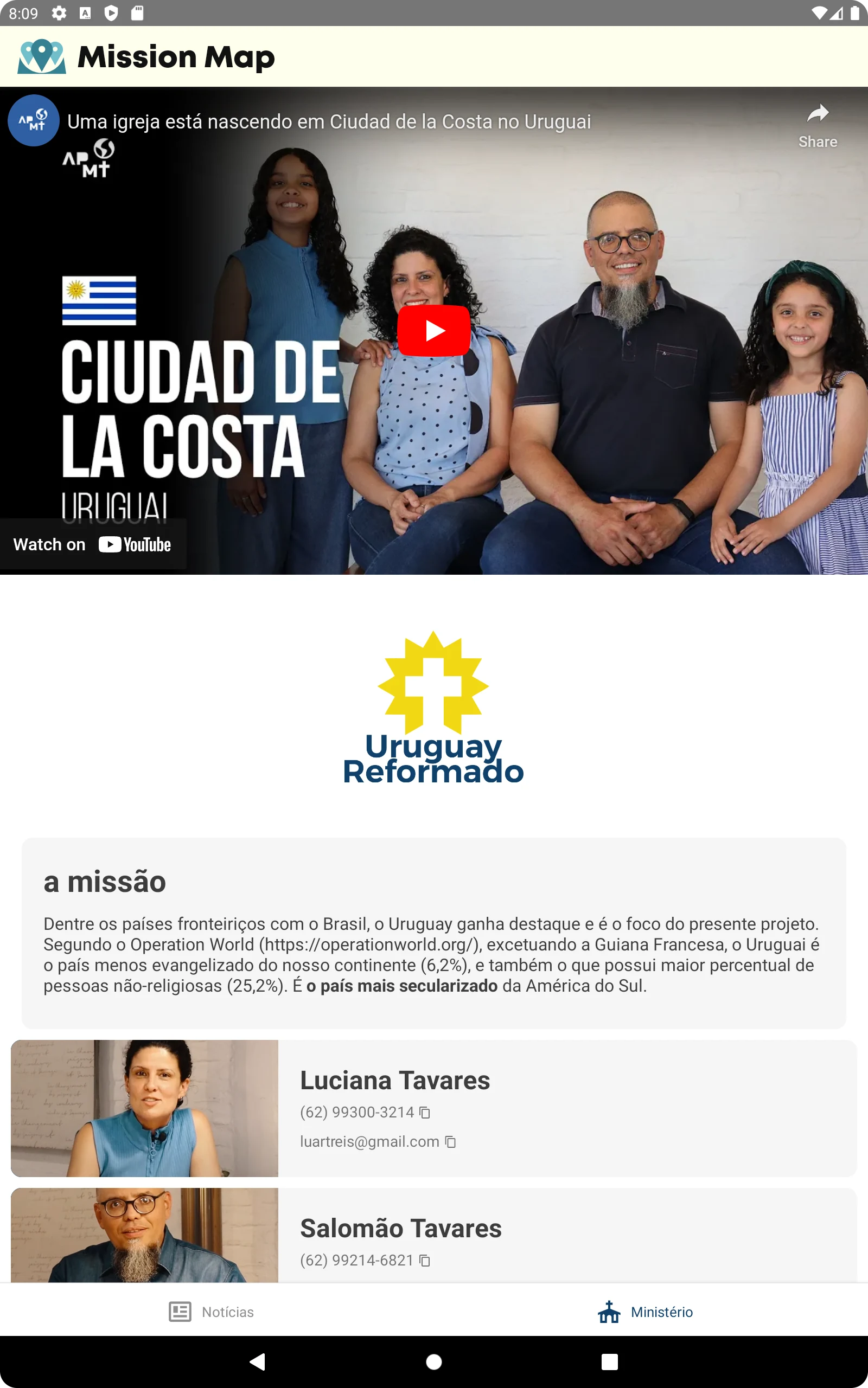 Mission Map screenshot